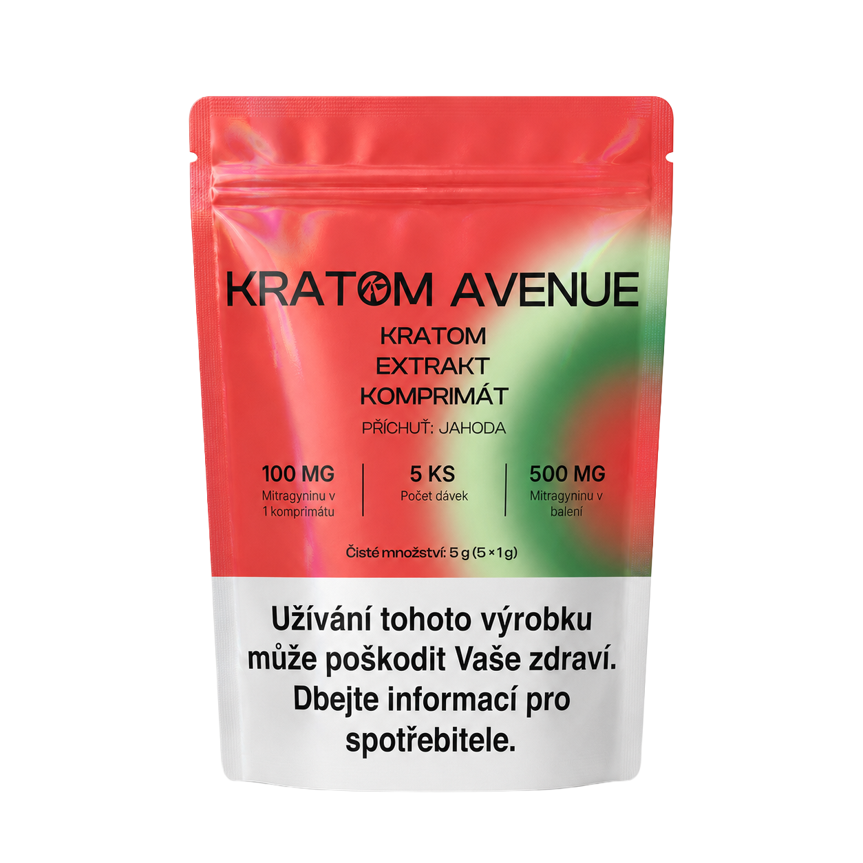 Komprimát 5 ks — Jahoda