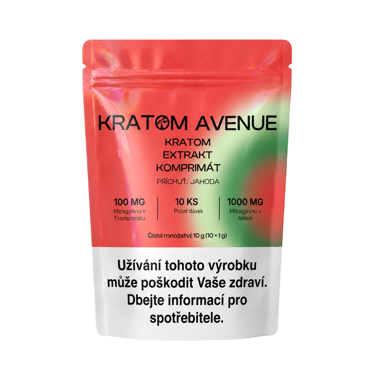 Komprimát 10 ks — Jahoda